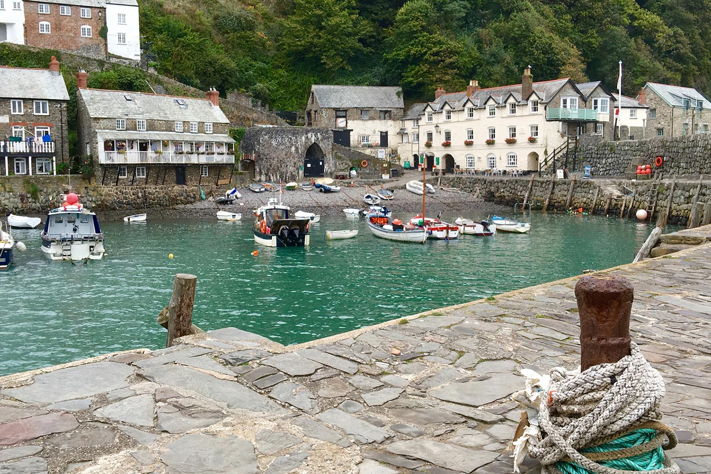 Clovelly harbour